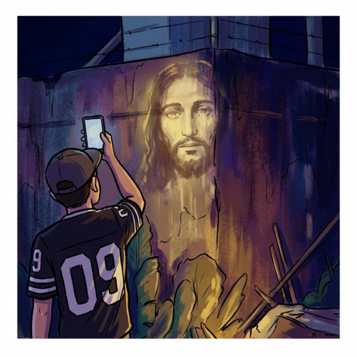 Lumitaw na tila mukha ni Hesus sa pader, likha ng psychological phenomenon na 'pareidolia,' ayon sa eksperto