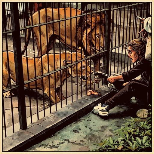 10-anyos na babae, sugatan nang hablutin ng leon sa zoo sa China