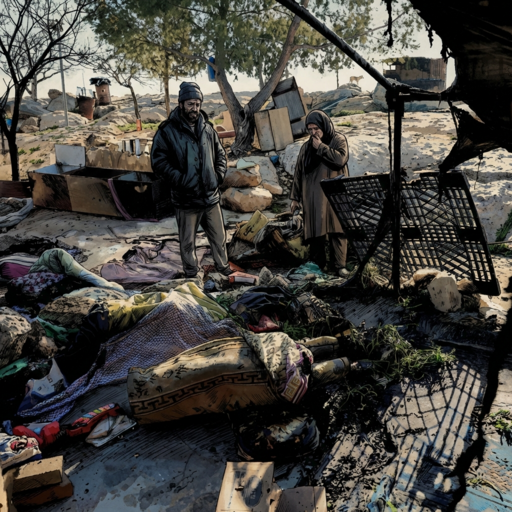 Israeli settlers burn tents, vehicles in West Bank village, say residents